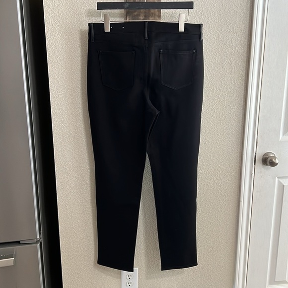Chico’s Faux Leather Front Ponte Back Pants - Picture 9 of 14